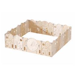 คอกกั้นเด็ก, สิงโตสีนวล , แป้นบาส, รั้วกั้นเด็ก, พลาสติก สีพาสเทล มีประตูปิดเปิด, บ่อบอล สินค้าพร้อมส่ง คิดค่าส่งตามจริง