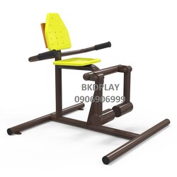 บริหารขา-ข้อเข่า (แบบขาแกว่งสลับยกน้ำหนัก) เครื่องออกกำลังกาย, กลางแจ้ง, ลานกีฬา, อเนกประสงค์, สนามกีฬา