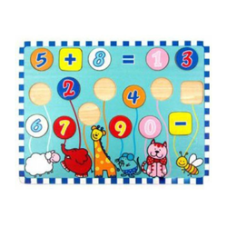 กระดานบวกลบเลขสัตว์ ,ของเล่นไม้ ,จับคู่,บวกลบเลข,ของเล่นเสริมทักษะการเรียนรู้, ของเล่นเสริมพัฒนาการเด็กอนุบาล, สื่อการสอนปฐมวัย, พร้อมส่ง