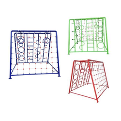 เครื่องเล่นสนามเหล็ก ชุดปืนป่ายรวมมิตร 6 in 1 , เครื่องเล่นสนามกลางแจ้ง,ปีนป่ายรวม,บาร์ไต่,บาร์โหน,เครื่องเล่นเด็ก พร้อมส่ง ราคาโรงงาน ขนาด 160x185x170 ซม.