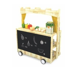 เคาท์เตอร์ไม้จำลอง ของเล่นบทบาทสมมติ, ตู้เก็บของ 2 ชั้น ,เฟอร์นิเจอร์เด็ก ,ชั้นวางของไม้,ตู้ไม้, ชั้นวางของเด็ก, โรงเรียนอนุบาล, เนอสเซอรี่, ห้องเด็กเล่น, kidszone สินค้าสั่งนำเข้า