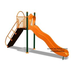 สไลเดอร์เดี่ยว120 เครื่องเล่นสนามเหล็ก เครื่องเล่นสนามกลางแจ้ง ของเล่น สั่งทำ 10-20 วัน