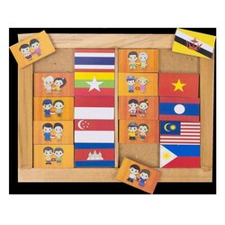 จับคู่เครื่องแต่งกายกับธงประจำชาติอาเซียน , ของเล่นไม้, ของเล่นเสริมพัฒนาการ, ของเล่นเด็กอนุบาล, สื่อการสอนเด็กอนุบาล
