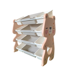 ชั้นวางหมี 12 ช่อง , ชั้นวางของ,เฟอร์นิเจอร์เด็ก พร้อมส่ง คิดค่าส่งตามจริง ขนาด 32x80x80 ซม.