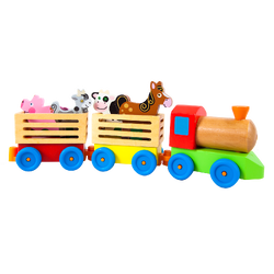 รถไฟปู็น ปู๊น , ของเล่นไม้, ของเล่นเสริมพัฒนาการ, ของเล่นเด็กอนุบาล, สื่อการสอนเด็กอนุบาล