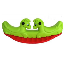 โยกเยกม้าแฝด,ของเล่นสนามเด็ก,ของเล่นพลาสติก,โยกเยก ขนาด 37x106x42 cm.