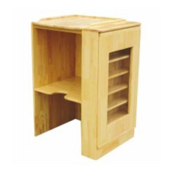 ชั้นไม้เก็บของ 2 ชั้น พร้อมช่องเล็ก , เฟอร์นิเจอร์เด็ก ,ชั้นวางของไม้,ตู้ไม้, ชั้นวางของเด็ก, โรงเรียนอนุบาล, เนอสเซอรี่, ห้องเด็กเล่น, kidszone สินค้าสั่งนำเข้า ขนาด 45x55x80ซม.