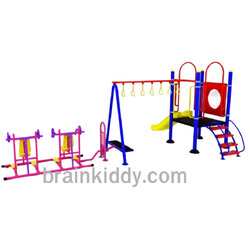 ชุดหอสไลด์80 บาร์โหน+ห่วงโหน +ยกน้ำหนักบัดดี้ เครื่องเล่นสนามกลางแจ้ง เหล็ก ของเล่น สั่งทำ 10-20 วัน