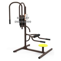 เครื่องออกกำลังกาย นวดหลัง (แบบผสม) เครื่องออกกำลังกาย, กลางแจ้ง, ลานกีฬา, อเนกประสงค์, สนามกีฬา