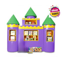 ชั้นวางปราสาทอัศวิน เฟอร์นิเจอร์เด็ก ,ชั้นวางของไม้,ตู้ไม้, ชั้นวางของเด็ก, โรงเรียนอนุบาล, เนอสเซอรี่, ห้องเด็กเล่น, kidszone พร้อมส่ง