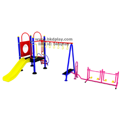 ชุดหอสไลด์80 +ห่วงโหน +เดินอากาศบัดดี้ เครื่องเล่นสนามกลางแจ้ง เหล็ก ของเล่น สั่งทำ 10-20 วัน