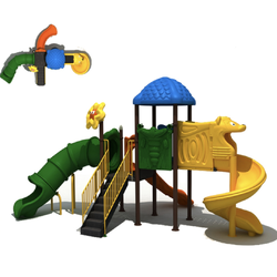 เครื่องเล่นสนามกลางแจ้ง ในร่ม, ชุด บ้านดอกไม้กับสไลเดอร์ 3 แบบ ,ครุภัณฑ์สนามเด็กเล่น,งบ.สพฐ,โครงการโรงเรียนประชารัฐ, playground,สไลเดอร์,ของเล่นเสริมพัฒนาการ,เครื่องเล่นสนาม, สนามเด็กเล่น