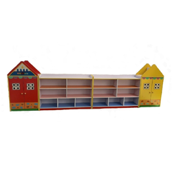 ชั้นวางของบ้านไม้ 12 ช่อง เฟอร์นิเจอร์เด็ก สินค้าพร้อมส่ง คิดค่าส่งตามจริง สินค้าราคาโรงงาน ขนาด 18x340x110 ซม.