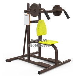 เครื่องออกกำลังกาย กลางแจ้ง ชุดอุปกรณ์ บริหารแขน หัวไหล่ หน้าอก แบบนั่ง ยกน้ำหนัก ลานกีฬา อเนกประสงค์ สนามกีฬา