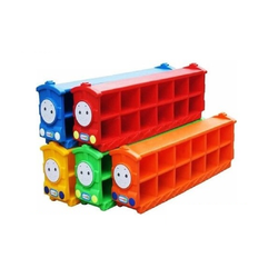 ชั้นวางรถไฟโทมัส 12 ช่อง,ชั้นวางรองเท้าเด็ก , เฟอร์นิเจอร์เด็ก, ขนาด 23x123x37 ซม.