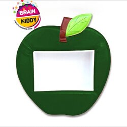 ชั้นวางแอ๊ปเปิ้ลสีเขียว เฟอร์นิเจอร์เด็ก ,ชั้นวางของไม้,ตู้ไม้, ชั้นวางของเด็ก, โรงเรียนอนุบาล, เนอสเซอรี่, ห้องเด็กเล่น, kidszone พร้อมส่ง