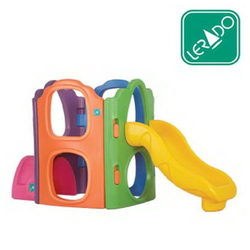 ปีนป่ายกระดานลื่นชวนเล่น ,เครื่องเล่นสนาม ,ของเล่นเด็ก ,อุโมงค์เด็กเล่น,สไลเดอร์ ขนาด : 100x240x125 cm.