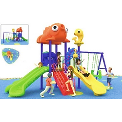 เครื่องเล่นสนามกลางแจ้ง, ชุด ปลาทองท่องโลก, กระดานลื่น, ,ของเล่น,ครุภัณฑ์สนามเด็กเล่น, สพฐ,โครงการโรงเรียนประชารัฐ playground,สไลเดอร์,ของเล่นเสริมพัฒนาการ,เครื่องเล่นสนาม, สนามเด็กเล่น