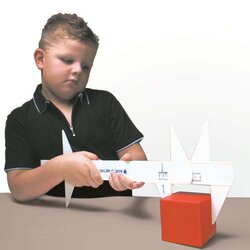 เครื่องมือวัดขนาดวัตถุ 3 มิติ ,ของเล่นเสริมพัฒนาการ, ของเล่นเด็กประถม, สื่อการสอนเด็กประถม,วิทยาศาสตร์,พร้อมส่ง