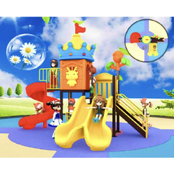 เครื่องเล่นสนาม ชุด กวางน้อยกับปราสาท 3 สไล สไลเดอร์สระน้ำ กระดานลื่นสนามเด็กเล่น พร้อมส่ง playground,สไลเดอร์,ของเล่นเสริมพัฒนาการ,เครื่องเล่นสนาม, สนามเด็กเล่น