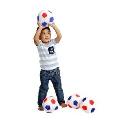 ลูกบอลนุ่มนิ่ม 4 ลูก ขนาด 18 ซม. ของเล่นเสริมพัฒนาการ ,ของเล่นเสริมทักษะ,ของเล่นเด็ก, สื่อการสอนอนุบาล