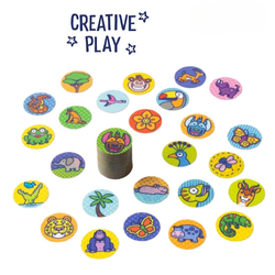 สติ๊กเกอร์ ตีมสัตว์ต่างๆ ของเล่นเสริมพัฒนาการเด็ก เสริมทักษะการเรียนรู้ สื่อการสอนอนุบาล พร้อมส่ง