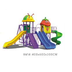เครื่องเล่นสนาม,ของเล่นสนาม,สไลเดอร์ , ของเล่นเด็ก,ปีนป่าย ชิงช้า บ้านน้อยของเต่าทองสไลด์คู่ สินค้าพร้อมส่ง คิดค่าส่งตามจริง สินค้าราคาโรงงาน