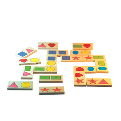 โดมิโสี , ของเล่นไม้, ของเล่นเสริมพัฒนาการ, ของเล่นเด็กอนุบาล, สื่อการสอนเด็กอนุบาล