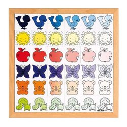 ชุดเรียงลำดับเฉดสี, ของเล่นไม้, ของเล่นเสริมพัฒนาการ, ของเล่นเด็กอนุบาล, สื่อการสอนเด็กอนุบาล