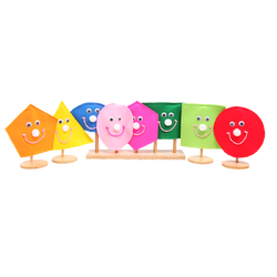 หุ่นมือ ชุดเรขาคณิต 8 ทรง ราคาไม่รวมที่ตั้งหุ่น ของเล่นเสริมพัฒนาการ ,ของเล่นเสริมทักษะ,ของเล่นเด็ก, สื่อการสอนอนุบาล