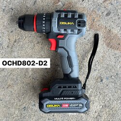 สว่านกระแทกไร้สาย 10mm OSUKA OCHD802-D2 (แบต20V 2.0Ah 2 ก้อน)