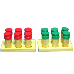 ขวดสำรวจกลิ่น, แยกแยะกลิ่น,,จับคู่กลิ่น,ของเล่นไม้, ของเล่นเสริมพัฒนาการ, ของเล่นเด็ก,มอนเตสซอรี่,Montessori,อนุบาล, สื่อการสอน,ปฐมวัย