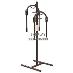 บริหารแขน-หัวไหล่ (แบบดึงสลับ 2 ด้าน)เครื่องออกกำลังกาย, กลางแจ้ง, ลานกีฬา, อเนกประสงค์, สนามกีฬา