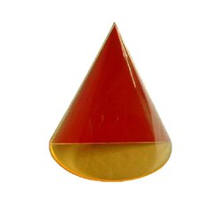 รูปทรงกรวยแสดงสามเหลี่ยมพีระมิด,ของเล่นไม้, ของเล่นเสริมพัฒนาการ, ของเล่นเด็กอนุบาล, สื่อการสอน,พร้อมส่ง