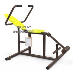 บริหารหน้าท้อง-ออกกำลังขา (แบบนั่งซิทอัพ) เครื่องออกกำลังกาย, กลางแจ้ง, ลานกีฬา, อเนกประสงค์, สนามกีฬา