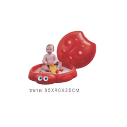 บ่อทรายแมลงเต่าทอง มีฝาปิด , กระบะทรายเด็ก, ของเล่นเด็ก, พร้อมส่งราคาโรงงาน