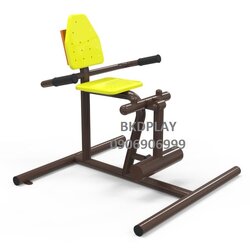 บริหารขา-แก้ปวดเข่า (แบบถีบลูกน้ำหนักขาคู่) เครื่องออกกำลังกาย, กลางแจ้ง, ลานกีฬา, อเนกประสงค์, สนามกีฬา