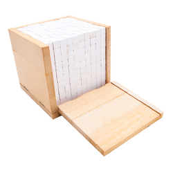 ลูกบาศก์ 1000, ของเล่นไม้, ของเล่นเสริมพัฒนาการ, ของเล่น,สื่อการสอนปฐมวัย