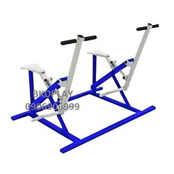 อุปกรณ์บริหารแขน-ขา-หน้าท้อง (แบบม้าโยกคู่) เครื่องออกกำลังกายกลางแจ้ง