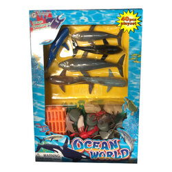 สัตว์ทะเลจำลอง รวมของตกแต่ง 40 ชิ้น, โมเดลสัตว์น้ำ , สัตว์จำลอง สื่อการสอนอนุบาล,ปฐมวัย, ,ของเล่นเสริมพัฒนาการ, ของเล่นเสริมทักษะ