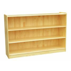 ชั้นวางของ3แถว ,เฟอร์นิเจอร์เด็ก ,ชั้นวางของไม้,ตู้ไม้, ชั้นวางของเด็ก, โรงเรียนอนุบาล, เนอสเซอรี่, ห้องเด็กเล่น, kidszone สินค้าสั่งนำเข้า ขนาด 30x120x80 ซม.