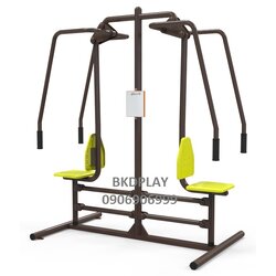 เครื่องบริหารกล้ามเนื้อแขน-หัวไหล่ (แบบดันยกตัวคู่) เครื่องออกกำลังกาย, กลางแจ้ง, ลานกีฬา, อเนกประสงค์, สนามกีฬา