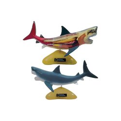 หุ่นจำลองปลาฉลามขาวยักษ์ Great White Shark, โมเดลจำลอง,วิทยาศาสตร์ ,ของเล่นเสริมพัฒนาการ, ของเล่นเด็กประถม, สื่อการสอนเด็กประถม,พร้อมส่ง