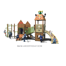 เครื่องเล่นสนาม,ของเล่นสนาม,สไลเดอร์เด็ก,ของเล่นเด็ก ป้อมปราการผจญภัย สินค้าพร้อมส่ง คิดค่าส่งตามจริง สินค้าราคาโรงงาน