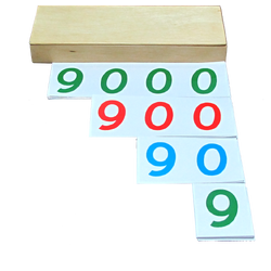 บัตรอ่านตัวเลข (ใหญ่), ของเล่นไม้, ของเล่นเสริมพัฒนาการ, คณิตศาสตร์,สื่อการสอน,ปฐมวัย,อนุบาล ,โรงเรียน ,พร้อมส่ง