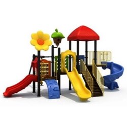 เครื่องเล่นสนามกลางแจ้ง ในร่ม, ชุดสไลเดอร์ดอกไม้กับหลังคาแดง ,ครุภัณฑ์สนามเด็กเล่น,งบ.สพฐ,โครงการโรงเรียนประชารัฐ, playground,สไลเดอร์,ของเล่นเสริมพัฒนาการ,เครื่องเล่นสนาม, สนามเด็กเล่น