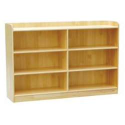 ชั้นไม้ช่องโล่ง 6 ช่อง ,เฟอร์นิเจอร์เด็ก ,ชั้นวางของไม้,ตู้ไม้, ชั้นวางของเด็ก, โรงเรียนอนุบาล, เนอสเซอรี่, ห้องเด็กเล่น, kidszone สินค้าสั่งนำเข้า ขนาด 30x120x80 ซม.