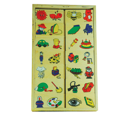 โดมิโความสัมพันธ์ , ของเล่นไม้, ของเล่นเสริมพัฒนาการ, ของเล่นเด็กอนุบาล, สื่อการสอนเด็กอนุบาล