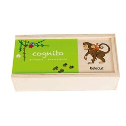 โดมิโนชุดแหล่งอาศัยของสัตว์, ของเล่นไม้, ของเล่นเสริมพัฒนาการเด็ก, ของเล่นเด็กอนุบาล, สื่อการสอนเด็กอนุบาล, พร้อมส่ง