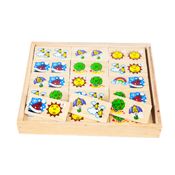 โดมิโนฤดูกาล , ของเล่นไม้, ของเล่นเสริมพัฒนาการ, ของเล่นเด็กอนุบาล, สื่อการสอนเด็กอนุบาล